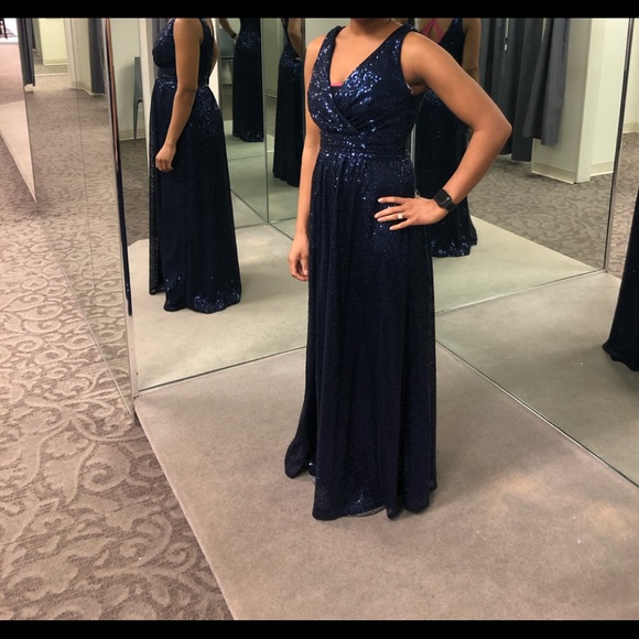 Navy blue Bridesmaids dress - Picture 2 of 2
